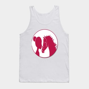 Horse Lover Girl Tank Top